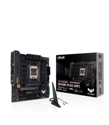 Asus TUF GAMING B650M-PLUS WIFI Processor family AMD Processor socket AM5 DDR5 DIMM Memory slots 4 Supported