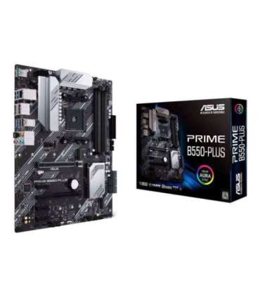 Asus PRIME B550-PLUS Processor family AMD Processor socket AM4 DDR4 DIMM Memory slots 4 Supported hard disk