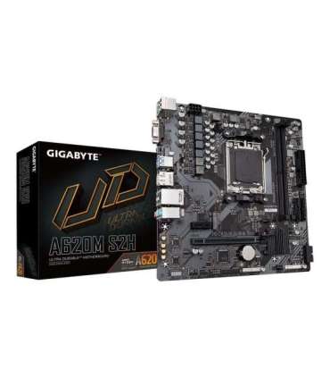 Gigabyte A620M S2H 1.0 M/B Processor family AMD Processor socket AM5 DDR5 DIMM Memory slots 2 Supported hard