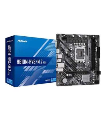 ASRock H610M-HVS/M.2 R2.0 Processor family Intel Processor socket LGA1700 DDR4 DIMM Memory slots 2 Supported