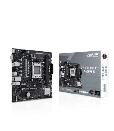 Asus PRIME A620M-K Processor family AMD Processor socket AM5 DDR5 DIMM Memory slots 2 Supported hard disk