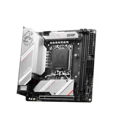 MSI MPG B760I EDGE WIFI Processor family Intel Processor socket  LGA1700 DDR5 DIMM Memory slots 2 Supported