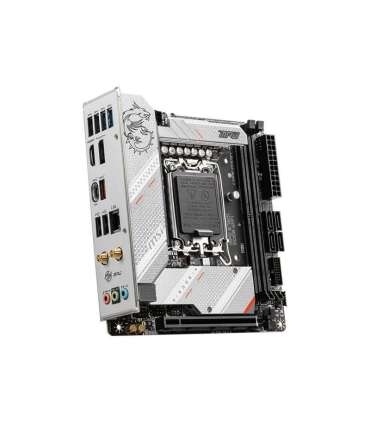 MSI MPG B760I EDGE WIFI Processor family Intel Processor socket  LGA1700 DDR5 DIMM Memory slots 2 Supported