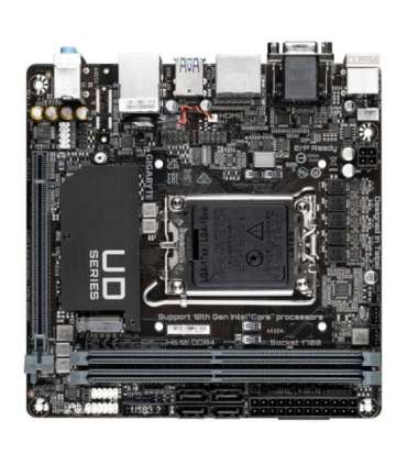 Gigabyte H610I Processor family Intel Processor socket LGA1700 DDR5 DIMM Supported hard disk drive interfaces