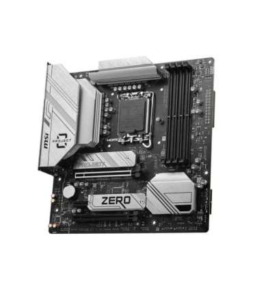 MSI B760M PROJECT ZERO Processor family Intel Processor socket LGA1700 DDR5 Supported hard disk drive interfaces