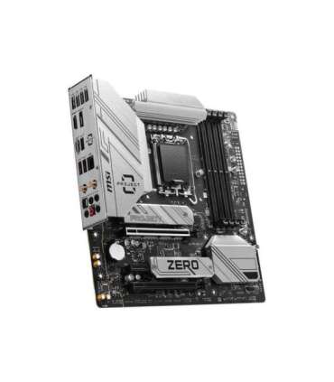 MSI B760M PROJECT ZERO Processor family Intel Processor socket LGA1700 DDR5 Supported hard disk drive interfaces
