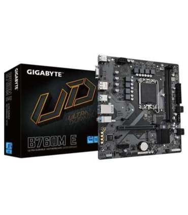 Gigabyte B760M E Processor family Intel Processor socket LGA1700 DDR5 Supported hard disk drive interfaces M.2,