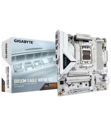 Gigabyte B850M EAGLE WF6E ICE Processor family AMD Processor socket AM5 DDR5 Supported hard disk drive