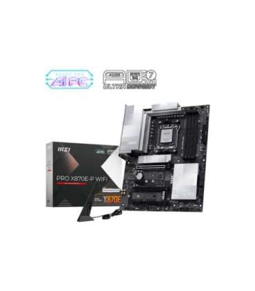 MSI PRO X870E-P WIFI Processor family AMD Processor socket AM5 DDR5 UDIMM Supported hard disk drive interfaces