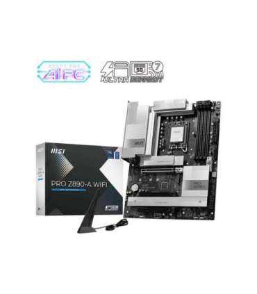 MSI PRO Z890-A WIFI Processor family Intel Processor socket LGA1851 DDR5 UDIMM Supported hard disk drive