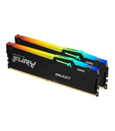 Kingston Fury Beast RGB 32 Kit (16GBx2) GB DDR5 5600 MHz PC/server Registered No ECC No