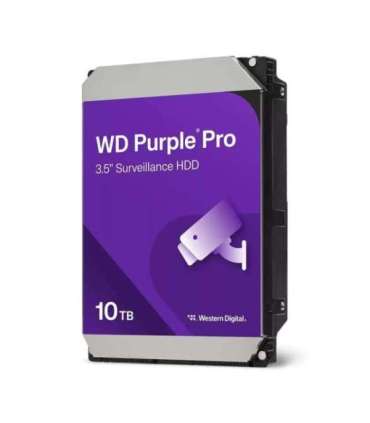 Western Digital Smart Video Hard Drive Purple Pro Surveillance 7200 RPM 10000 GB