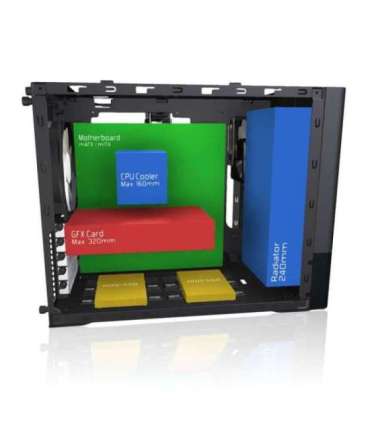 Fractal Design NODE 804 Side window 2 - USB 3.0Audio in/outPower button with LED (white)HDD activity LED (white) |