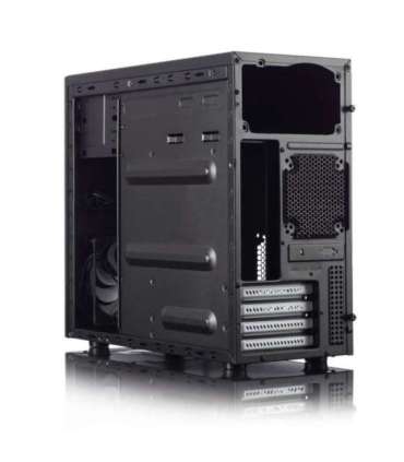 Fractal Design CORE 1100 Black Micro ATX Power supply included No ATX PSUs, up to 185mm if a typical-length