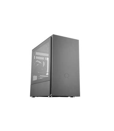 Cooler Master Silencio S400 with Steel side panel Black Mini ITX, Micro ATX Power supply included No