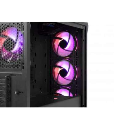 GENESIS IRID 503 ARGB Pc case, Micro tower, 2xUSB 2.0, 2x Jack, 1xUSB 3.0, Black Genesis IRID 503 ARGB Black ATX