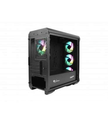 GENESIS IRID 503 ARGB Pc case, Micro tower, 2xUSB 2.0, 2x Jack, 1xUSB 3.0, Black Genesis IRID 503 ARGB Black ATX