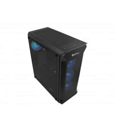 GENESIS IRID 505 ARGB Pc case, Midi tower, 2xUSB 3.0, 2xUSB 2.0, 2x Jack, Black Genesis