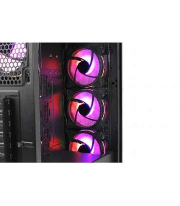 GENESIS IRID 505 ARGB Pc case, Midi tower, 2xUSB 3.0, 2xUSB 2.0, 2x Jack, Black Genesis