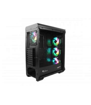 GENESIS IRID 505 ARGB Pc case, Midi tower, 2xUSB 3.0, 2xUSB 2.0, 2x Jack, Black Genesis