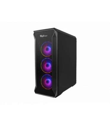 GENESIS IRID 505 ARGB Pc case, Midi tower, 2xUSB 3.0, 2xUSB 2.0, 2x Jack, Black Genesis