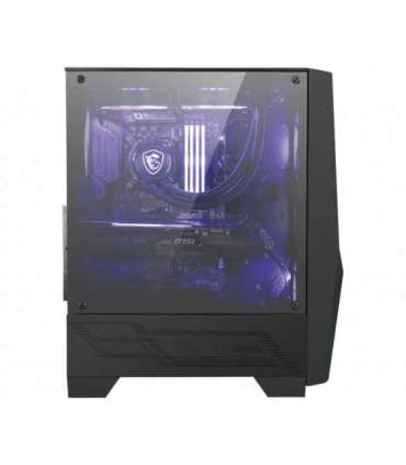MSI MAG FORGE 100M PC Case, Mid-Tower, USB 3.2, Black MSI MAG FORGE 100M Black ATX Power supply included No