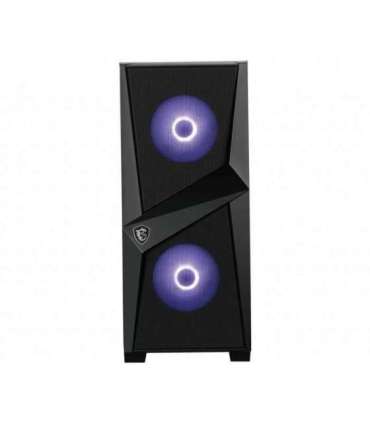 MSI MAG FORGE 100M PC Case, Mid-Tower, USB 3.2, Black MSI MAG FORGE 100M Black ATX Power supply included No