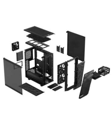 Fractal Design Meshify 2 Compact Light Tempered Glass Black ATX