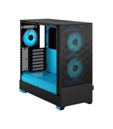 Fractal Design Pop Air RGB Side window Cyan Core TG Clear Tint ATX, mATX, Mini ITX Power supply included No |