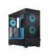 Fractal Design Pop Air RGB Side window Cyan Core TG Clear Tint ATX, mATX, Mini ITX Power supply included No |