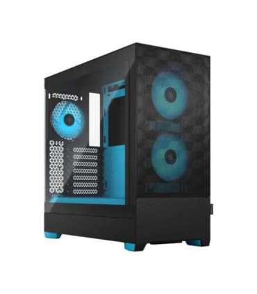 Fractal Design Pop Air RGB Side window Cyan Core TG Clear Tint ATX, mATX, Mini ITX Power supply included No |