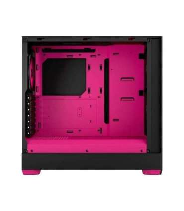 Fractal Design Pop Air RGB Side window Magenta Core TG Clear Tint ATX, mATX, Mini ITX Power supply included No