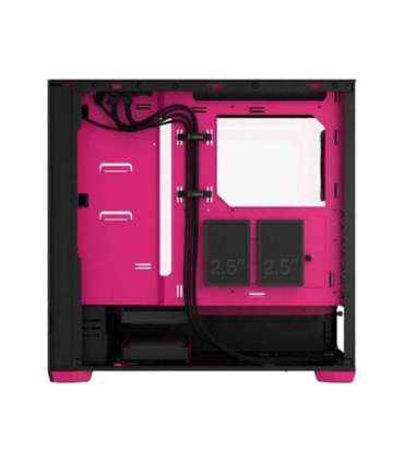 Fractal Design Pop Air RGB Side window Magenta Core TG Clear Tint ATX, mATX, Mini ITX Power supply included No