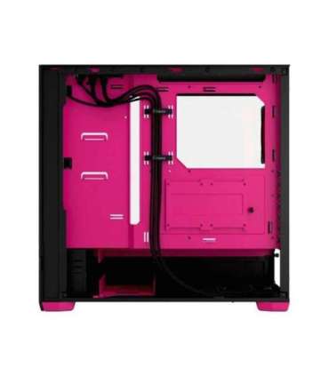 Fractal Design Pop Air RGB Side window Magenta Core TG Clear Tint ATX, mATX, Mini ITX Power supply included No