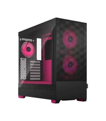 Fractal Design Pop Air RGB Side window Magenta Core TG Clear Tint ATX, mATX, Mini ITX Power supply included No