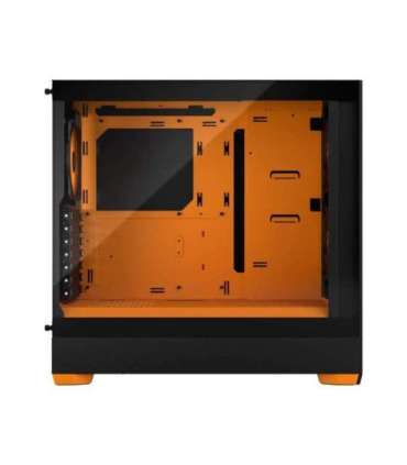 Fractal Design Pop Air RGB Side window Orange Core TG Clear Tint ATX, mATX, Mini ITX Power supply included No