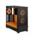 Fractal Design Pop Air RGB Side window Orange Core TG Clear Tint ATX, mATX, Mini ITX Power supply included No