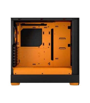 Fractal Design Pop Air RGB Side window Orange Core TG Clear Tint ATX, mATX, Mini ITX Power supply included No