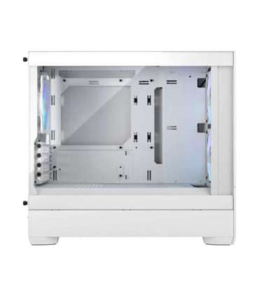 Fractal Design Pop Mini Air RGB Side window White TG Clear Tint mATX, Mini ITX Power supply included No ATX