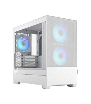 Fractal Design Pop Mini Air RGB Side window White TG Clear Tint mATX, Mini ITX Power supply included No ATX