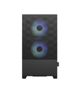 Fractal Design Pop Mini Air RGB Side window Black TG Clear Tint mATX, Mini ITX Power supply included No ATX