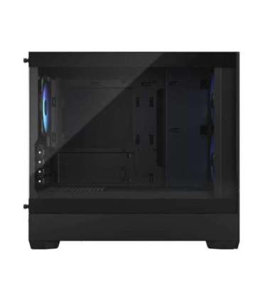 Fractal Design Pop Mini Air RGB Side window Black TG Clear Tint mATX, Mini ITX Power supply included No ATX