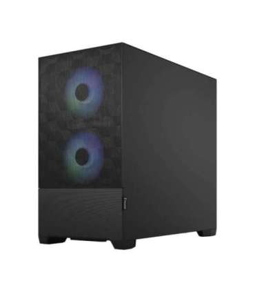 Fractal Design Pop Mini Air RGB Side window Black TG Clear Tint mATX, Mini ITX Power supply included No ATX