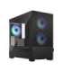 Fractal Design Pop Mini Air RGB Side window Black TG Clear Tint mATX, Mini ITX Power supply included No ATX