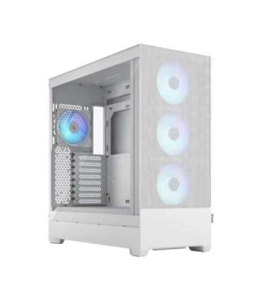 Fractal Design Pop XL Air RGB Side window White TG Clear Tint E-ATX up to 280 mm, ATX , mATX, Mini ITX Power