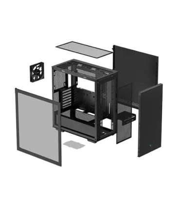 Deepcool MID TOWER CASE CH510 Side window Black Mid-Tower Power supply included No ATX PS2