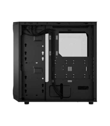 Fractal Design Focus 2 Side window Black TG Clear Tint Midi Tower Power supply included No ATX