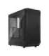 Fractal Design Focus 2 Side window Black TG Clear Tint Midi Tower Power supply included No ATX