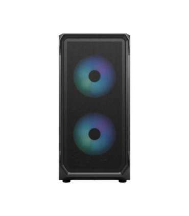 Fractal Design Focus 2 Side window RGB Black TG Clear Tint Midi Tower Power supply included No ATX