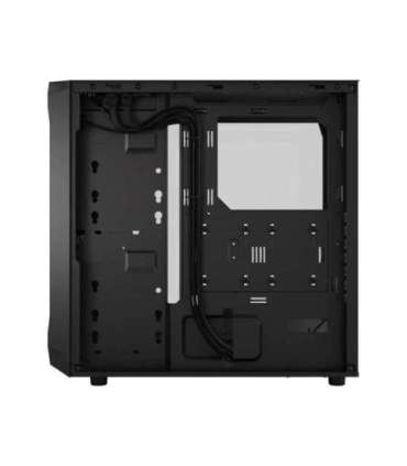 Fractal Design Focus 2 Side window RGB Black TG Clear Tint Midi Tower Power supply included No ATX